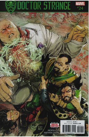Doctor Strange (4th Series) 24 published by Marvel with cover art by Niko Henrichon