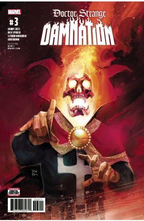 Doctor Strange: Damnation 3 published by Marvel with cover art by Rod Reis