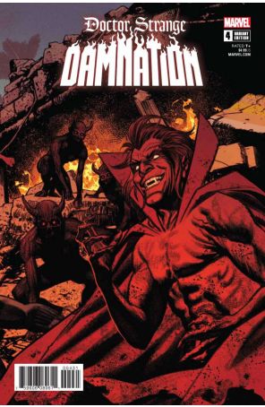 Doctor Strange: Damnation 4B published by Marvel with cover art by Greg Smallwood