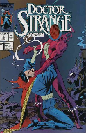 Doctor Strange: Sorcerer Supreme 1 published by Marvel with cover art by Kevin Nowlan
