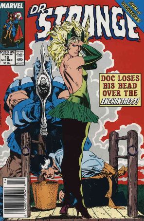 Doctor Strange: Sorcerer Supreme 12 (Newsstand) published by Marvel with cover art by Butch Guice