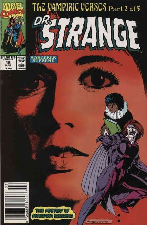 Doctor Strange: Sorcerer Supreme 15 (Newsstand) published by Marvel with cover art by Butch Guice