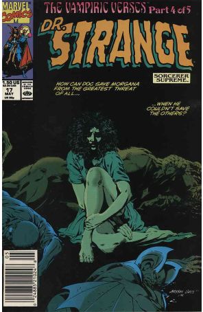 Doctor Strange: Sorcerer Supreme 17 (Newsstand) published by Marvel with cover art by Butch Guice