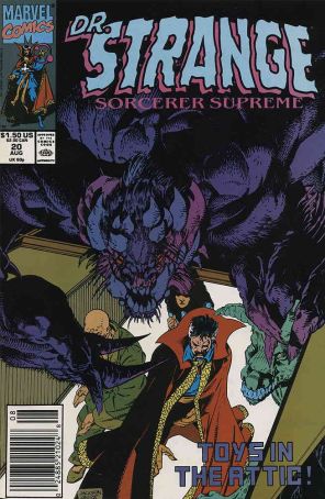 Doctor Strange: Sorcerer Supreme 20 (Newsstand) published by Marvel with cover art by Butch Guice