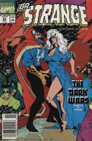 Doctor Strange: Sorcerer Supreme 23 (Newsstand) published by Marvel with cover art by Butch Guice