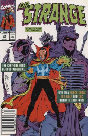Doctor Strange: Sorcerer Supreme 25 (Newsstand) published by Marvel with cover art by Ron Lim