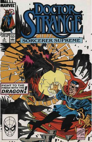 Doctor Strange: Sorcerer Supreme 4 published by Marvel with cover art by Erik Larsen and Carl Potts