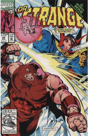 Doctor Strange: Sorcerer Supreme 44 published by Marvel with cover art by Geof Isherwood