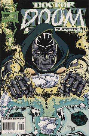 Doctor Strange: Sorcerer Supreme 62 published by Marvel with cover art by Mel Rubi