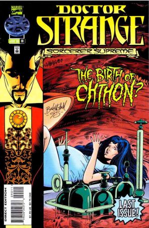 Doctor Strange: Sorcerer Supreme 90 published by Marvel with cover art by Mark Buckingham