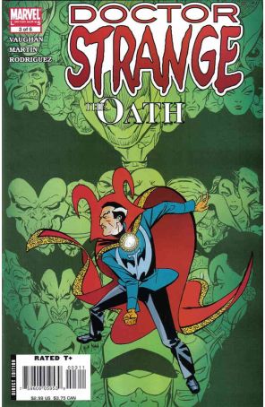 Doctor Strange: The Oath 3 published by Marvel with cover art by Marcos Martin