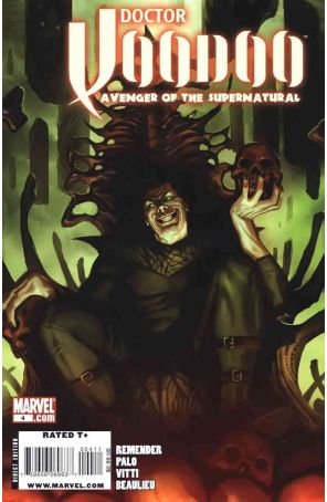 Doctor Voodoo: Avenger of the Supernatural 4 published by Marvel with cover art by Marko Djurdjevic