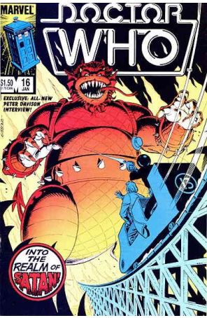 Doctor Who (1st Series) 16 published by Marvel with cover art by Dave Gibbons