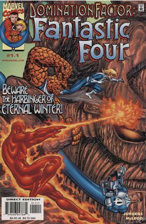Domination Factor: Fantastic Four 1 published by Marvel with cover art by Dan Jurgens