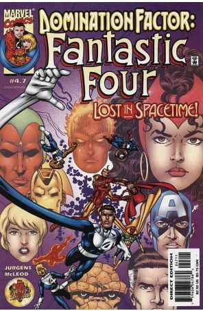 Domination Factor: Fantastic Four 4 published by Marvel with cover art by Dan Jurgens