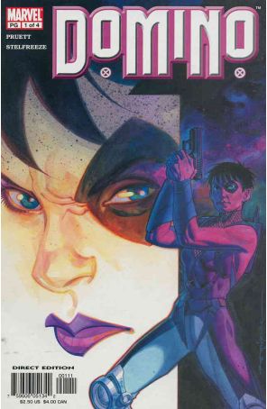 Domino (2nd Series) 1 published by Marvel with cover art by Brian Stelfreeze
