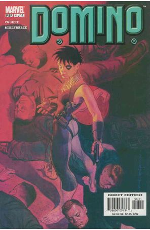 Domino (2nd Series) 4 published by Marvel with cover art by Brian Stelfreeze