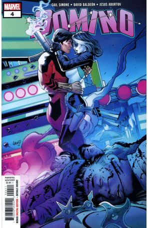 Domino (3rd Series) 4 published by Marvel with cover art by Greg Land
