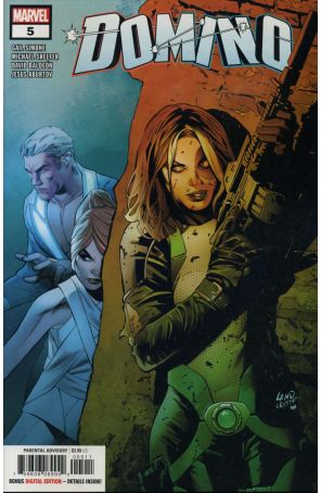 Domino (3rd Series) 5 published by Marvel with cover art by Greg Land