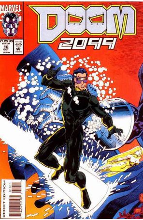 Doom 2099 10 published by Marvel with cover art by Pat Broderick