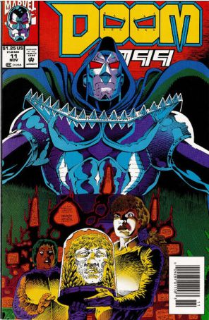 Doom 2099 11 (Newsstand) published by Marvel with cover art by Pat Broderick