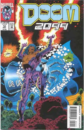 Doom 2099 12 published by Marvel with cover art by Pat Broderick