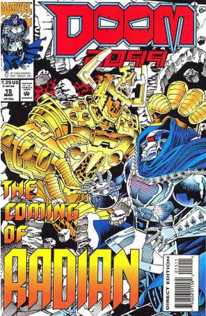 Doom 2099 15 published by Marvel with cover art by Pat Broderick