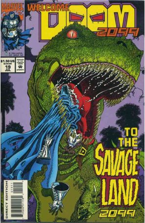 Doom 2099 19 published by Marvel with cover art by Pat Broderick