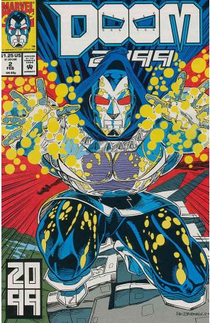 Doom 2099 2 published by Marvel with cover art by Pat Broderick