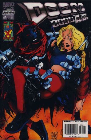Doom 2099 36 published by Marvel with cover art by Ashley Wood