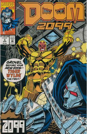 Doom 2099 4 published by Marvel with cover art by Pat Broderick