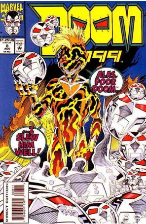 Doom 2099 8 published by Marvel with cover art by Pat Broderick