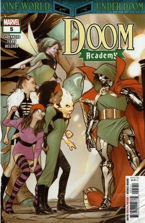 Doom Academy 5 published by Marvel with cover art by Pablo Villalobos