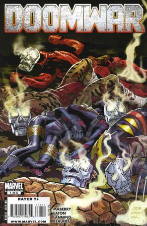 Doomwar 1 published by Marvel with cover art by John Romita Jr.