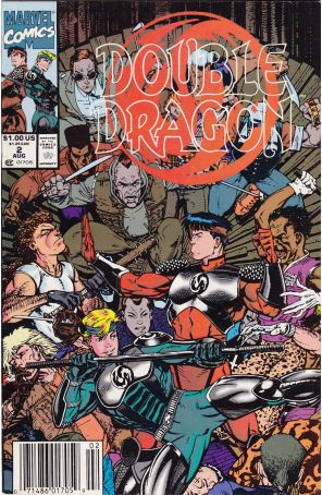 Double Dragon 2 (Newsstand) published by Marvel with cover art by Arthur Adams
