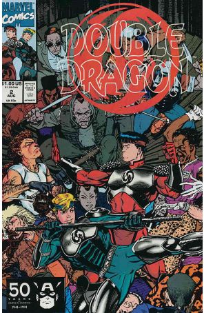 Double Dragon 2 published by Marvel with cover art by Arthur Adams
