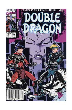Double Dragon 3 (Newsstand) published by Marvel with cover art by Steve Lightle