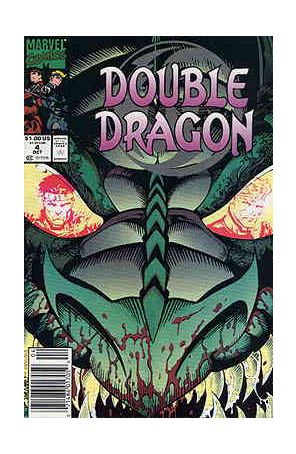 Double Dragon 4 (Newsstand) published by Marvel with cover art by Tom Raney