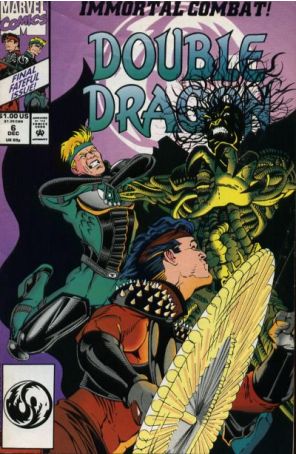 Double Dragon 6 published by Marvel with cover art by Kevin Maguire