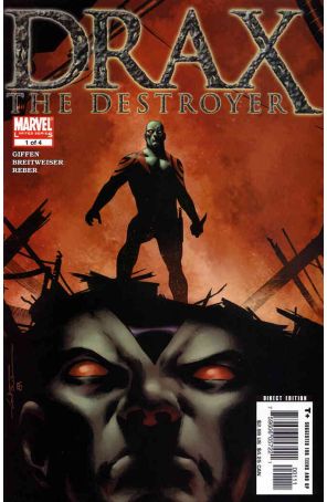 Drax the Destroyer 1 published by Marvel with cover art by Mitch Breitweiser