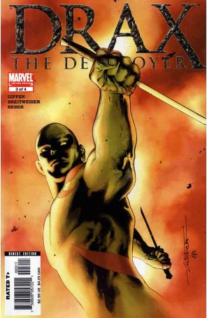Drax the Destroyer 3 published by Marvel with cover art by Mitch Breitweiser