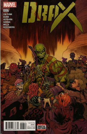 Drax 6 published by Marvel with cover art by Scott Hepburn