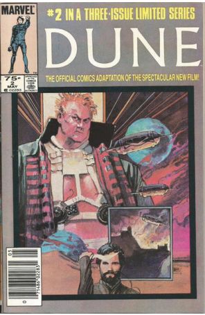 Dune 2 (Newsstand) published by Marvel with cover art by Bill Sienkiewicz