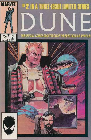 Dune 2 published by Marvel with cover art by Bill Sienkiewicz