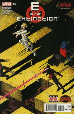 E Is For Extinction 2 published by Marvel with cover art by Ian Bertram