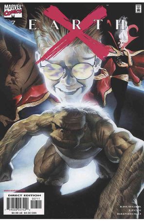 Earth X 7 published by Marvel with cover art by Alex Ross