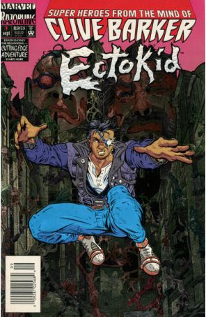 Ectokid 1 (Newsstand) published by Marvel with cover art by Steve Skroce