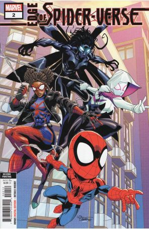 Edge of Spider-Verse (2nd Series) 2 (2nd) published by Marvel with cover art by Logan Lubera
