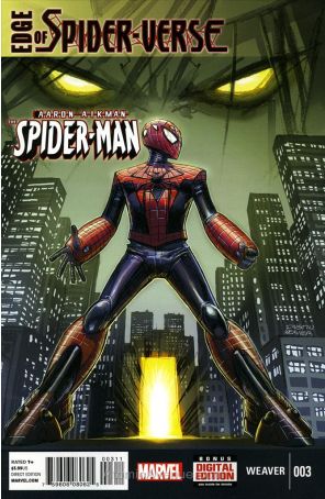 Edge of Spider-Verse 3 published by Marvel with cover art by Dustin Weaver
