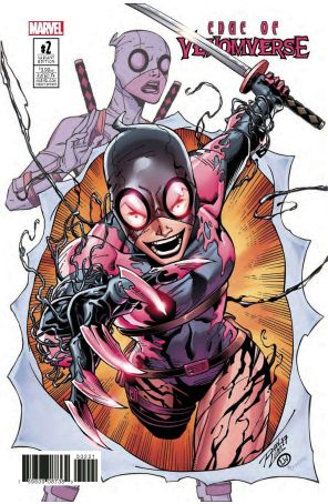 Edge of Venomverse 2A published by Marvel with cover art by Ron Lim